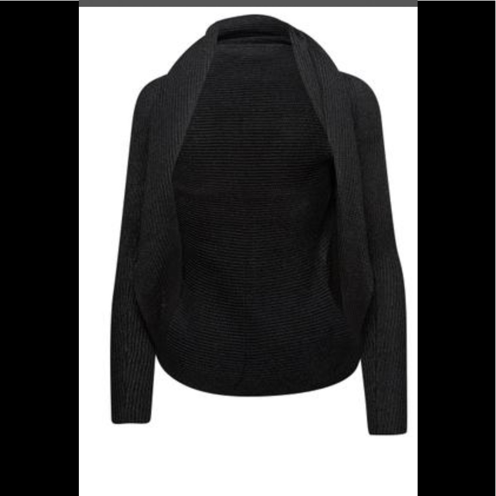 Ralph Lauren Black Label Metallic Cardigan Large - Picture 9 of 9